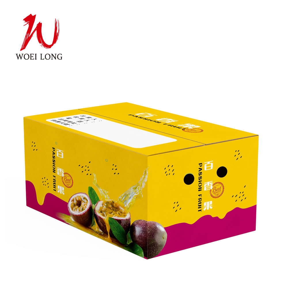 品名:十香-10斤百香果彩盒 / 尺寸:37＊27＊23公分 / 材質:A浪 / 數量:50pcs(最低購買量)